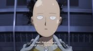 Saitama being bored by how weak the villains are (Image via Madhouse)
